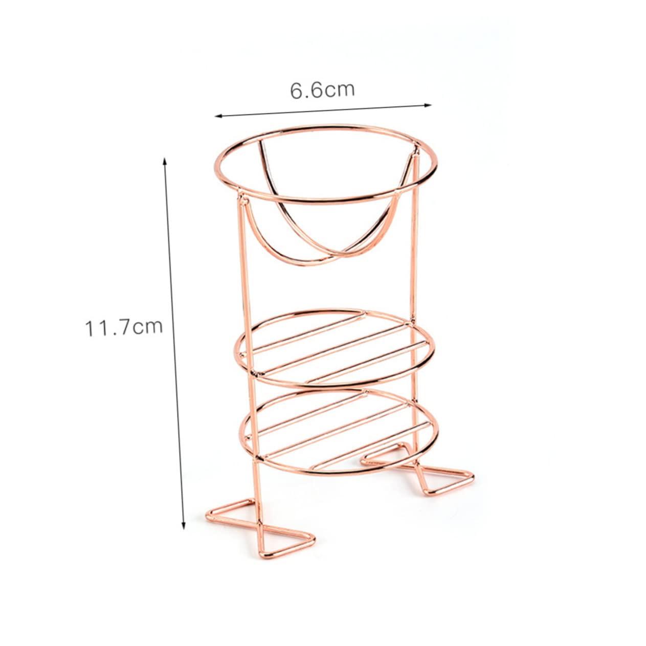 CANIGHT CANIGHT Powder Puff Organizer Set Makeup Powder Puff Stand Cup Tray and Rack Storage for Beauty Tools