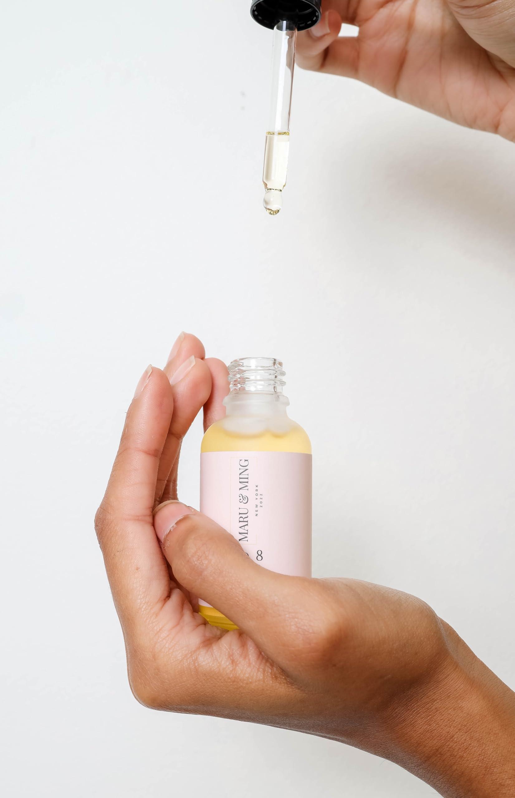 Maru & Ming Maru & Ming No. 8 Face Oil with Collagen, Squalane, Ceramide, Collagen & Moringa 1 oz