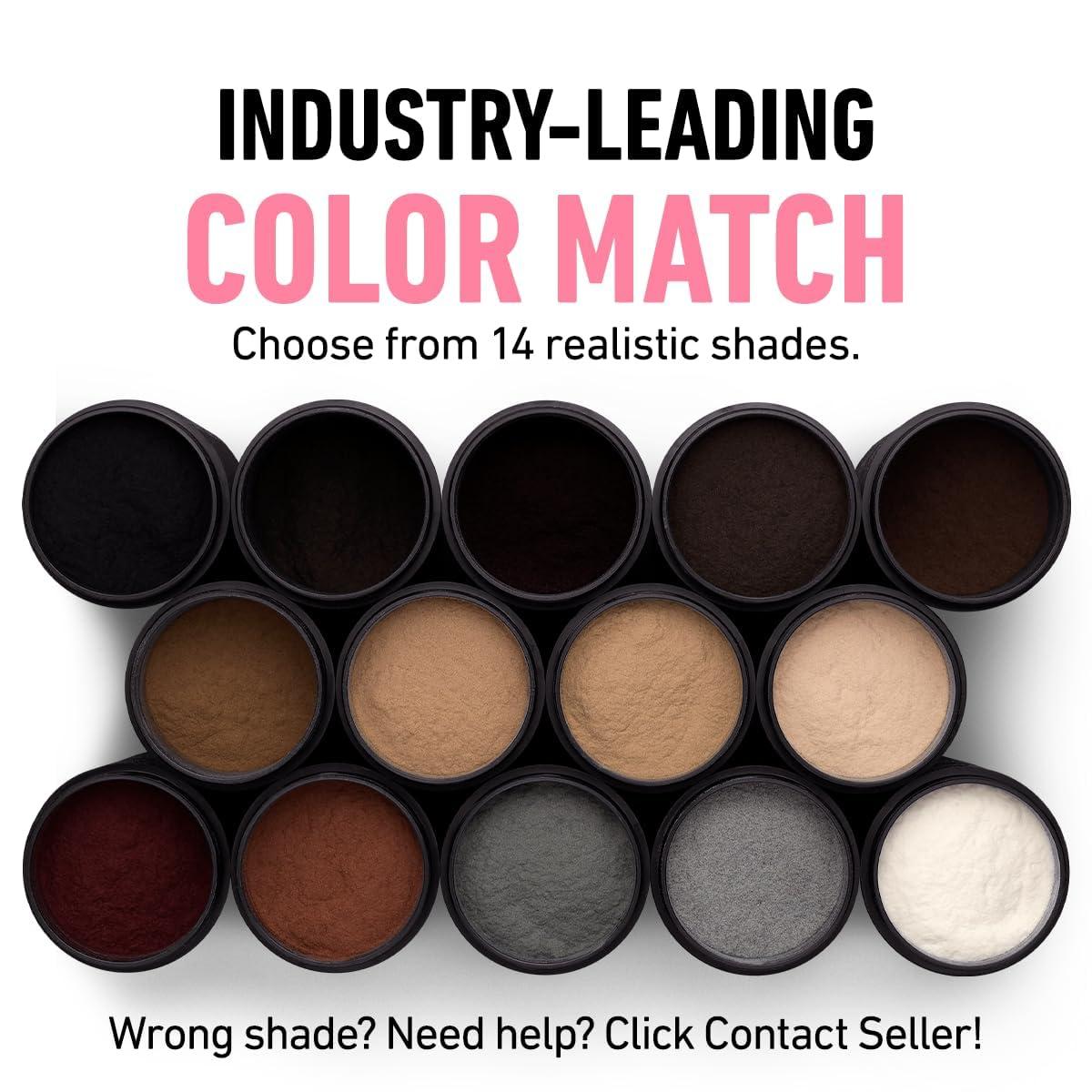 Boldify BOLDIFY Hair Fibers (56g) - Fill In Thinning and Fine Hair for an Instantly Fuller, Thicker Look - 14 Shades for Women & Men - Black