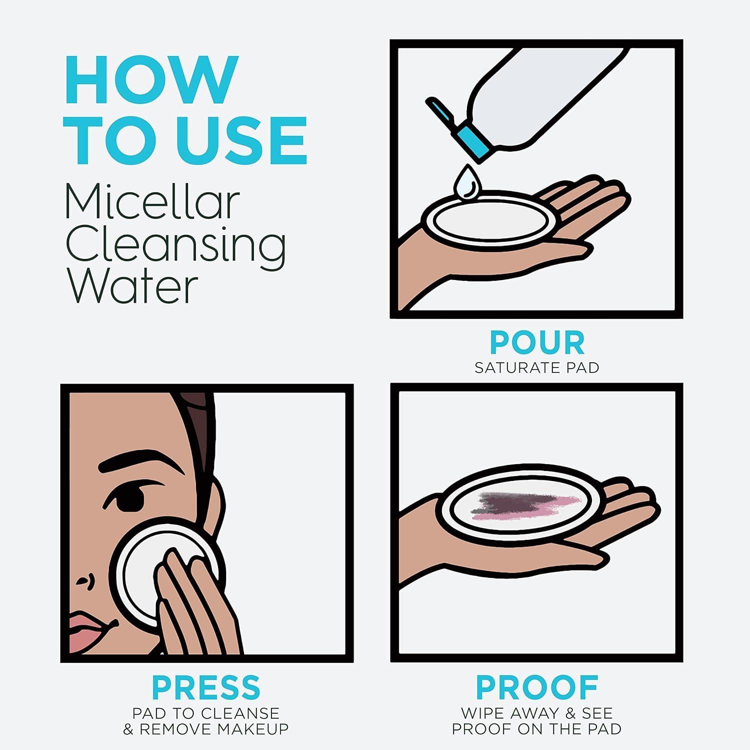 Garnier Skincare Garnier Micellar Water Travel Size Take-off Kit, All-In-1 Facial Cleanser & Makeup Remover, Mini All-In-1 Micellar + Mini Micellar for Waterproof Makeup