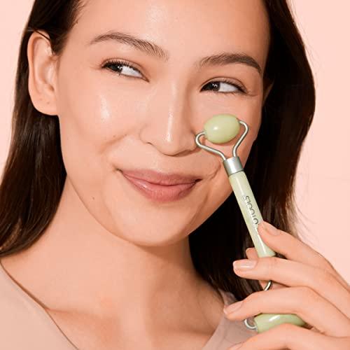 EcoTools EcoTools Beauty Skin Care Tool Jade Facial Roller and Eye Roller Duo, Face Roller and Massager, Skincare and Sculpting Tool, Reduces Under Eye Puffiness and Dark Circles, 2 Piece Set