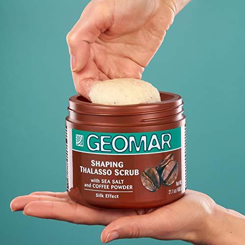Geomar Arabica Coffee Scrub - Large 21oz Natural Coffee Body Scrub - Coffee Exfoliating Scrub to Help Reduce Acne, Cellulite and Stretch Marks - Firming Action