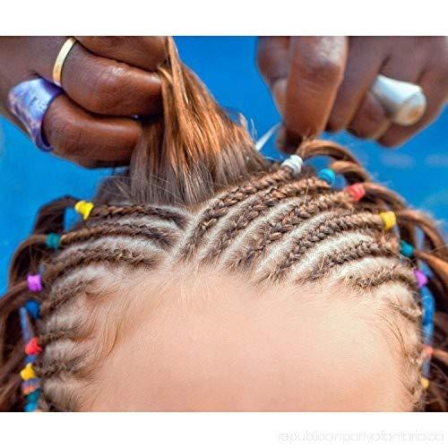 Zavaca Zavaca 1000 Pcs Colorful Elastic Bands Hair Rubber Bands Mini Hair Ties for Kids Girls Baby (Sharp)