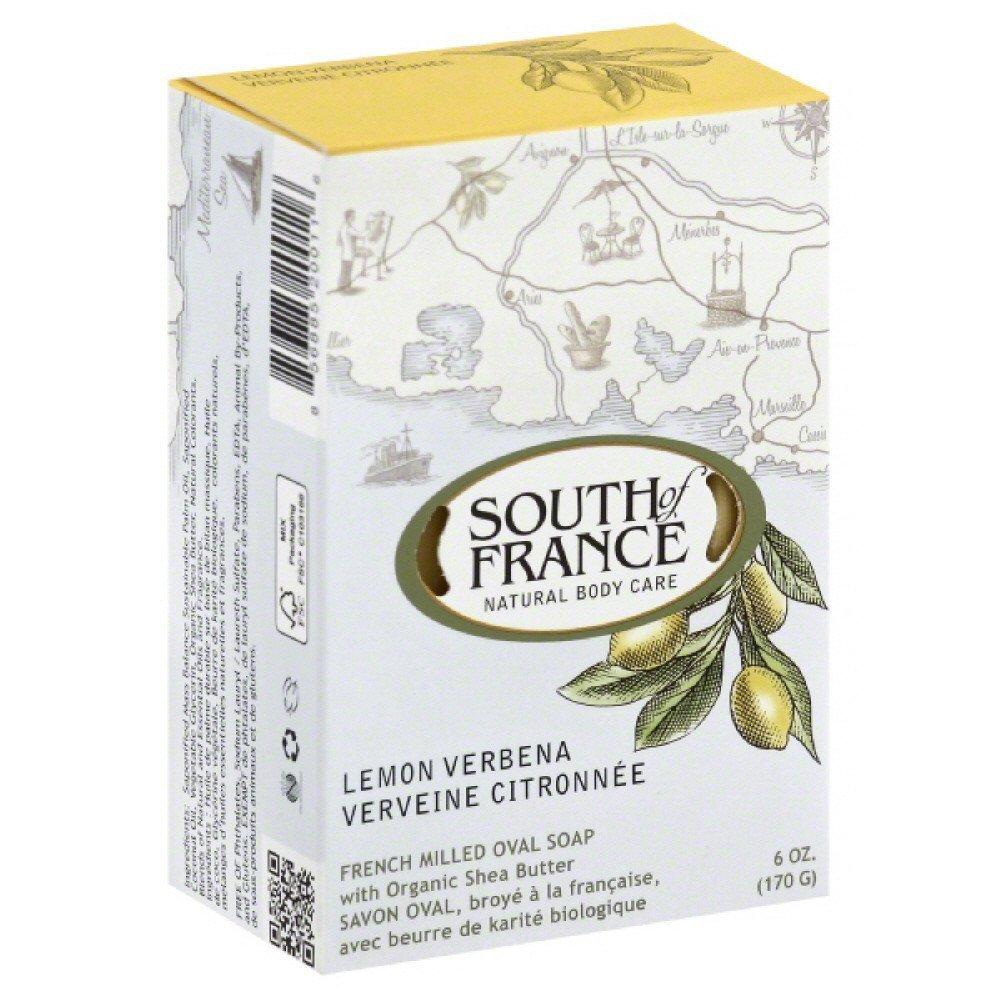 South Of France South Of France Natural Bar Soap, Lemon Verbena, 6 Ounce