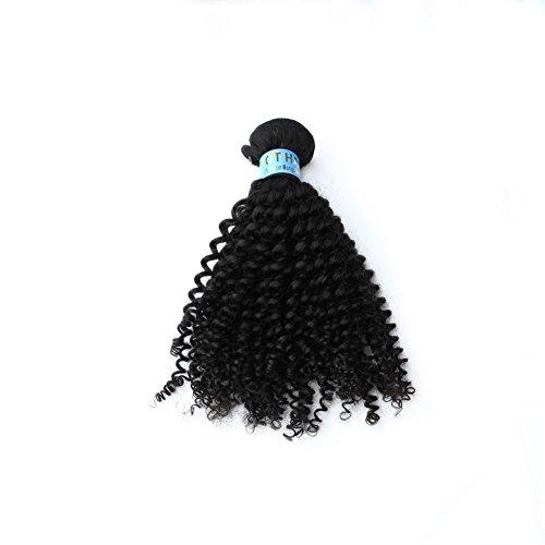 Liberty Liberty Hair 16inch 100% Virgin Mongolian Kinky Curly Natural Human Hair Extensions 5A Quality Colour 1B