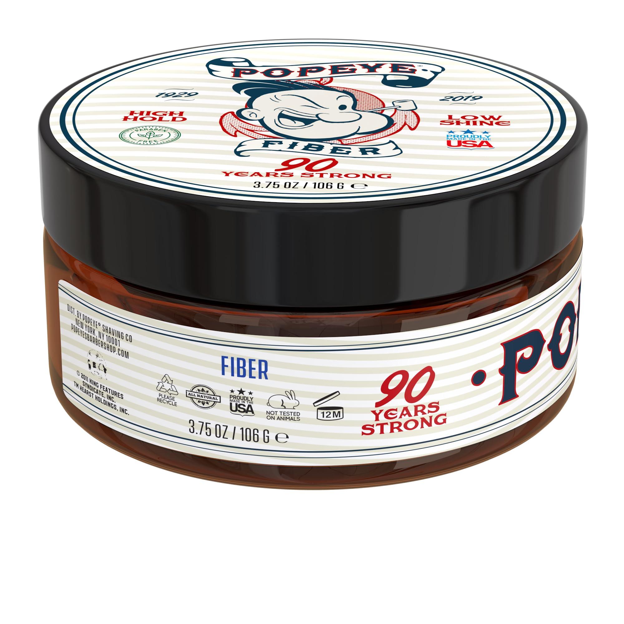 Razor MD Popeye Shaving Co Undetectable Hair Styling Fiber for Men with High Hold and Low Shine, Building Fibers with Natural Formula suitable for Thicker Fuller Hair, 3.75 oz