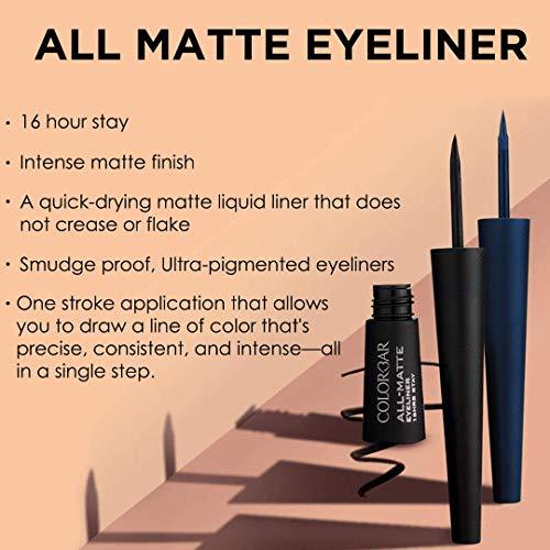 Colorbar Colorbar All Matte Eyeliner, Black 001, 2.5ml