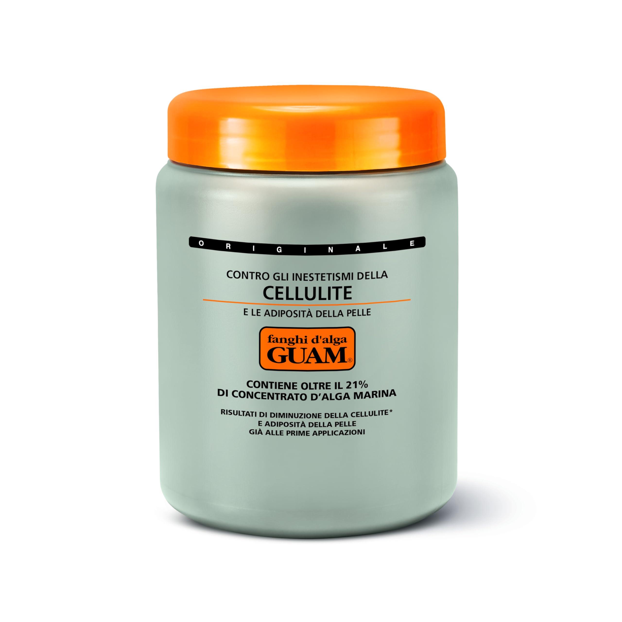 Guam Guam Anti Cellulite Hot Seaweed Mud ORIGINAL FORMULA | Sculpting Body Wrap To Remove Cellulite, Skin Tightening Cellulite Treatment For Thighs And Legs Inches Reduction, 1000 gr