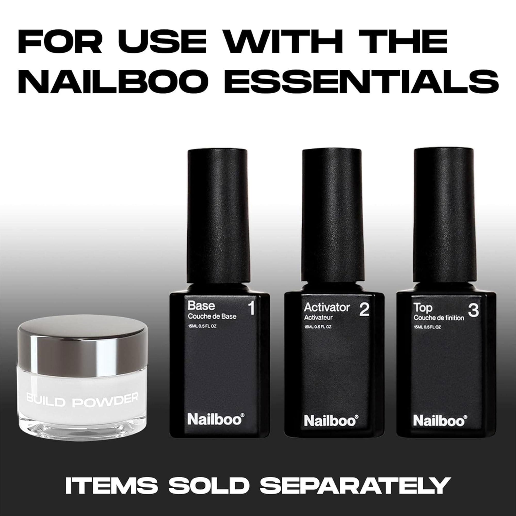 Nailboo Nailboo PREMIUM Nail Dip Powder, Long-Lasting Dip Nails, Use With Nailboo Essential Liquids, Wine Time Deep Burgundy Nail Dip Powder, 0.5 oz (1 Pack)