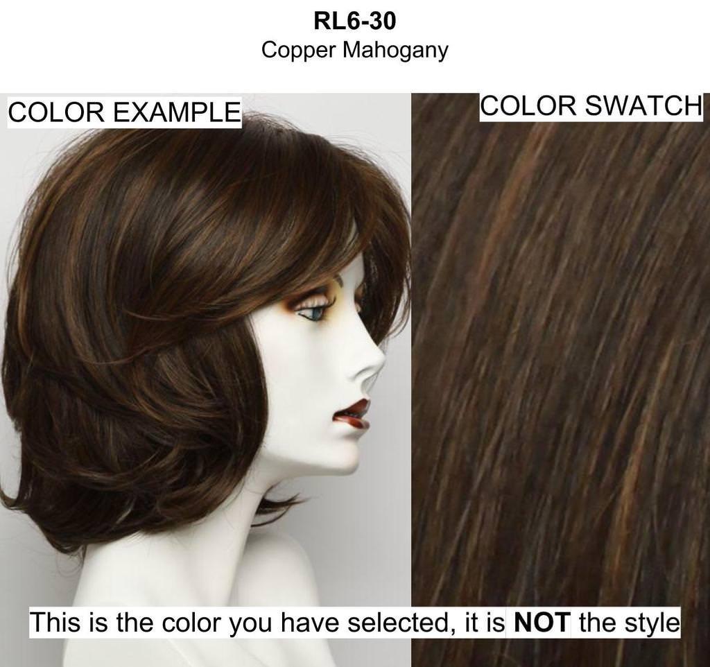 Raquel Welch & Christy\'s Wigs Bundle - 4 items: Crowd Pleaser Wig by Raquel Welch, Christy\'s Wigs Q & A Booklet, BeautiMark Synthetic Shampoo & Wide Tooth Comb - Color: RL6/30