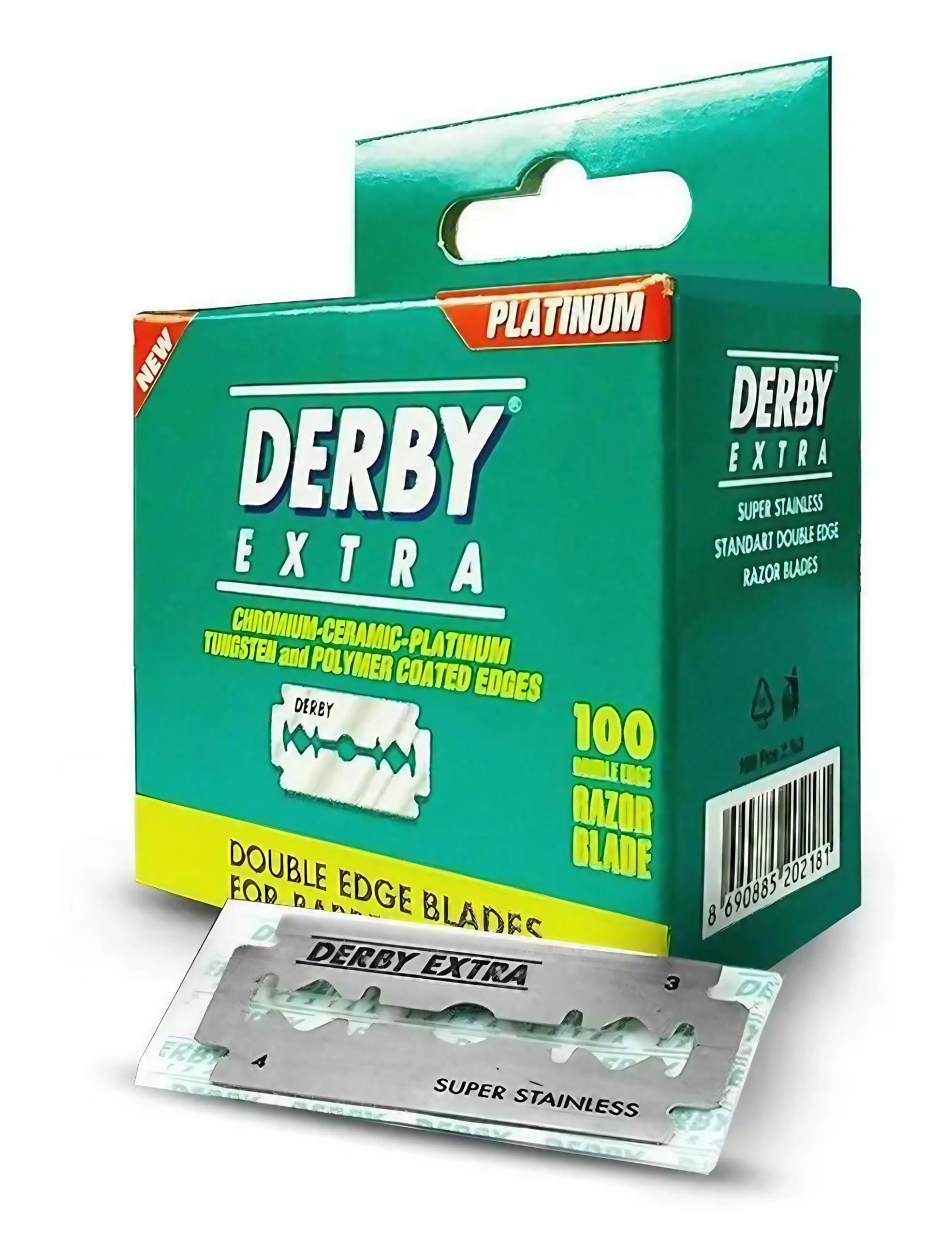 Derby Derby Extra Double Edge Safety Razor Blades - Pack of 100 Blades