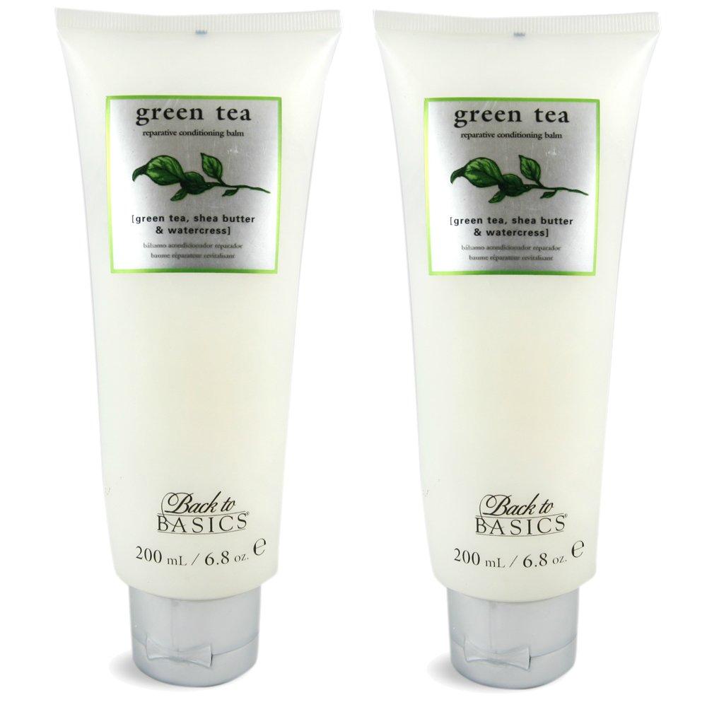 Graham Webb Back to Basics Green Tea Reparative Conditioning Balm 2 Pack 6.8 oz by Graham Webb