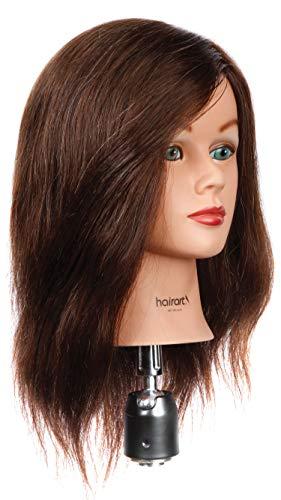 Hairart HairArt Cosmetology Mannequin Head (Sue) 18" 100% Human Hair