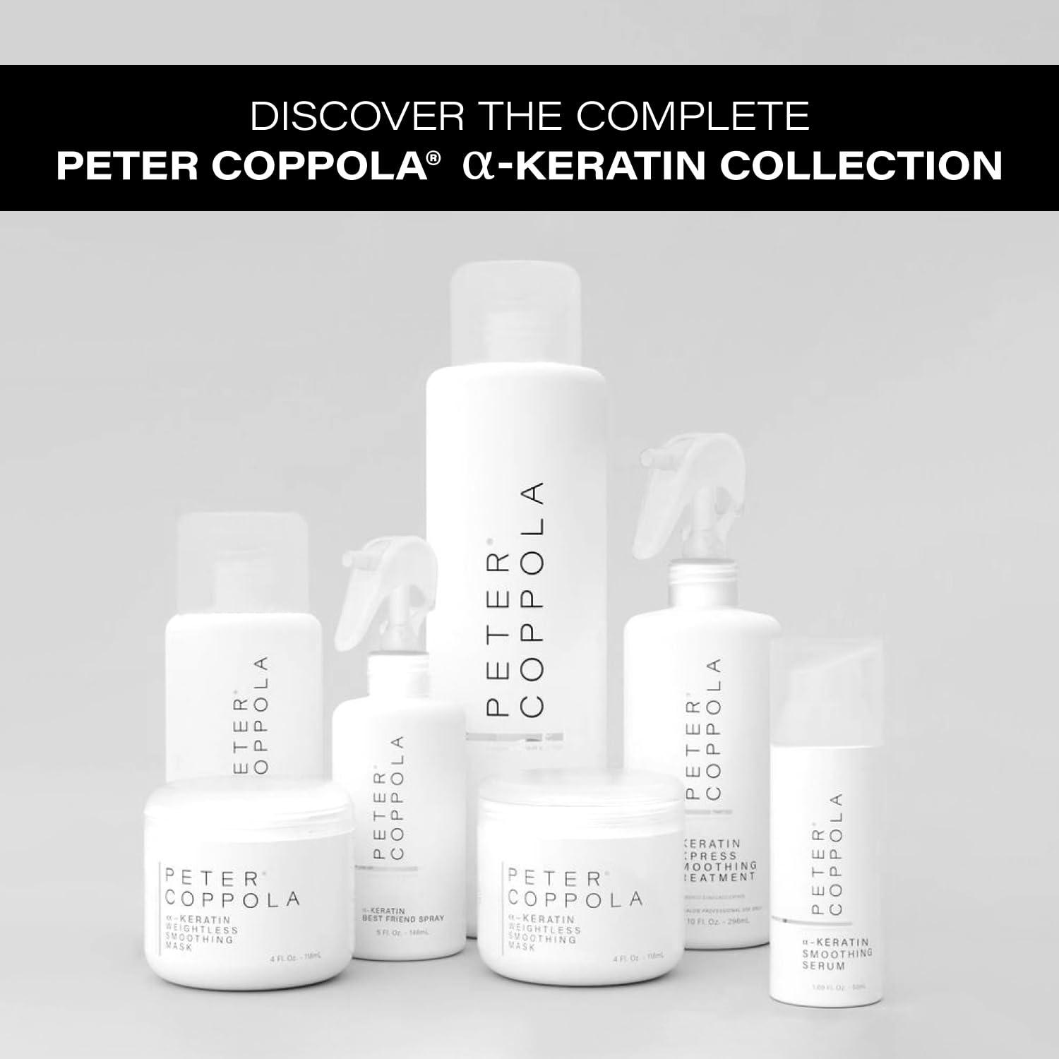 PETER COPPOLA PETER COPPOLA A-Keratin Smoothing Conditioner - Detangles, Nourishes, Eliminates Frizz, Smooths And Restores Shine - Infused With Argan Oil, Jojoba, Coconut Oil And Grape Seed Oil (10 oz)