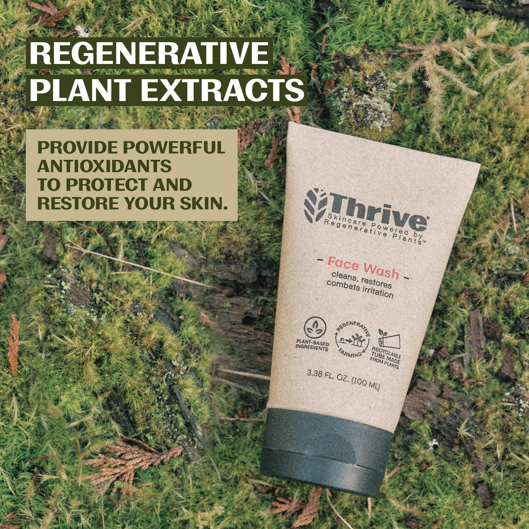 Thrive Natural Care Thrive Natural Care Face Wash Gel - Daily Facial Cleanser - Gently Cleanses Face Without Over Drying - Vegan