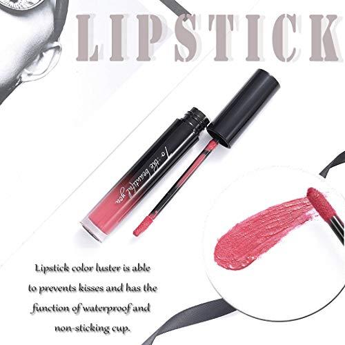 Edanta Edanta Lipstick Matte Liquid Lipsticks Waterproof Lip Gloss Highly Pigmented Lips Stick Long Lasting Lupgloss Makeup Accessories for Women and Girls Pack of 1 (Nude A32#)