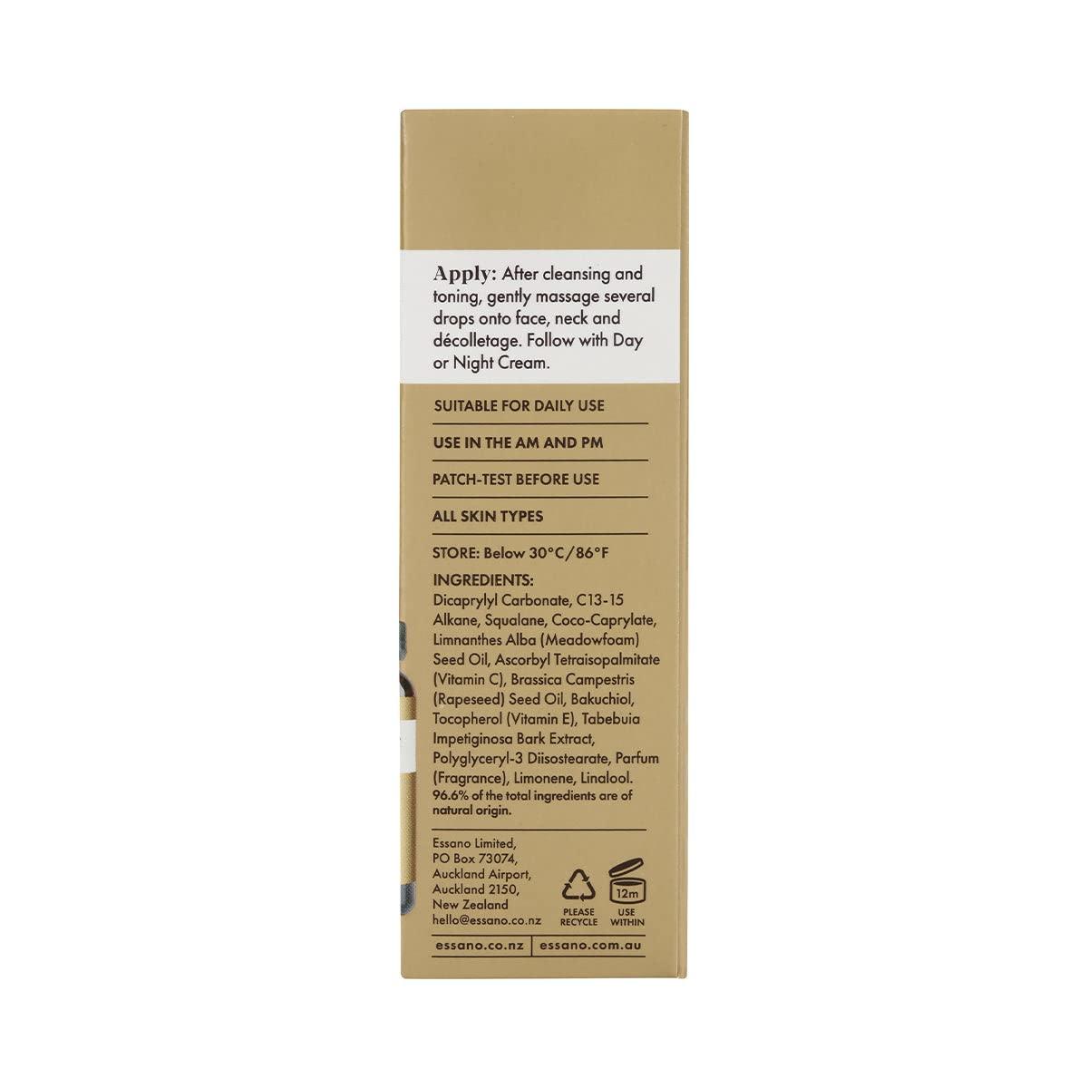 Essano Essano Visible Repair Elixir Face Serum, Face Oil Vitamin C Serum, Supports Anti Aging, Appearance of Fine Lines, Wrinkles, Cruelty Free, 20ml