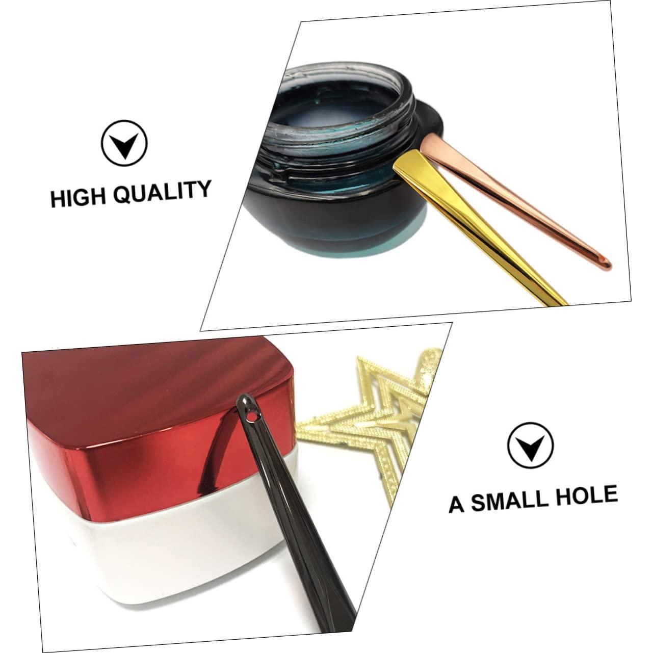 Ipetboom Ipetboom 6 Pcs Mask Tools Cream Container Facial Spoon Creams Patch Face Spatula Mini Makeup Skin Spatula Clay Mask for Face Moisturizing Cream Spatula Scoop Face Scrubber Stain Zinc Alloy