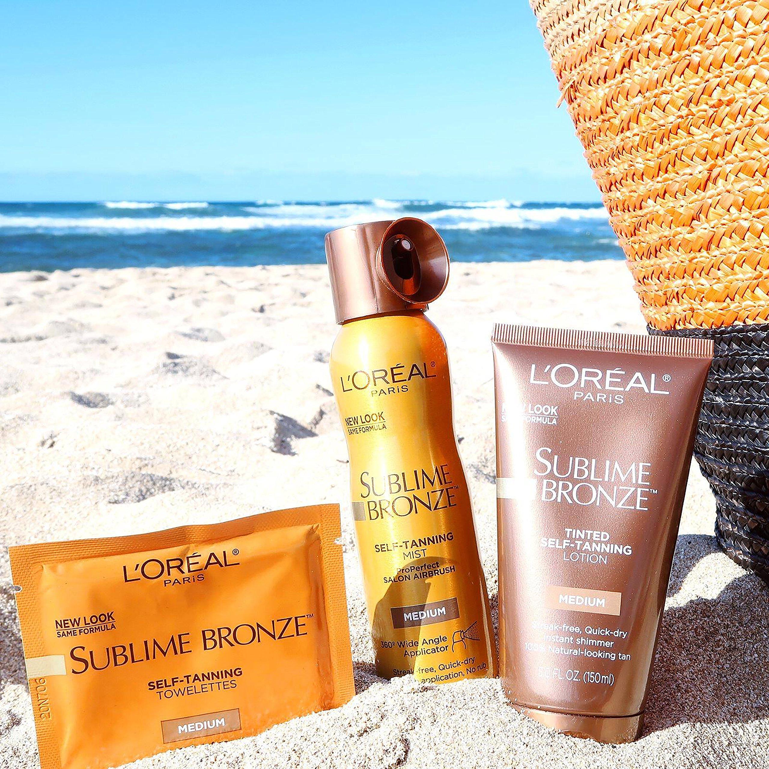 LOral Paris L\'Oreal Paris Sublime Bronze Tinted Self-Tanning Lotion, Medium Natural Tan, 5 fl. oz.