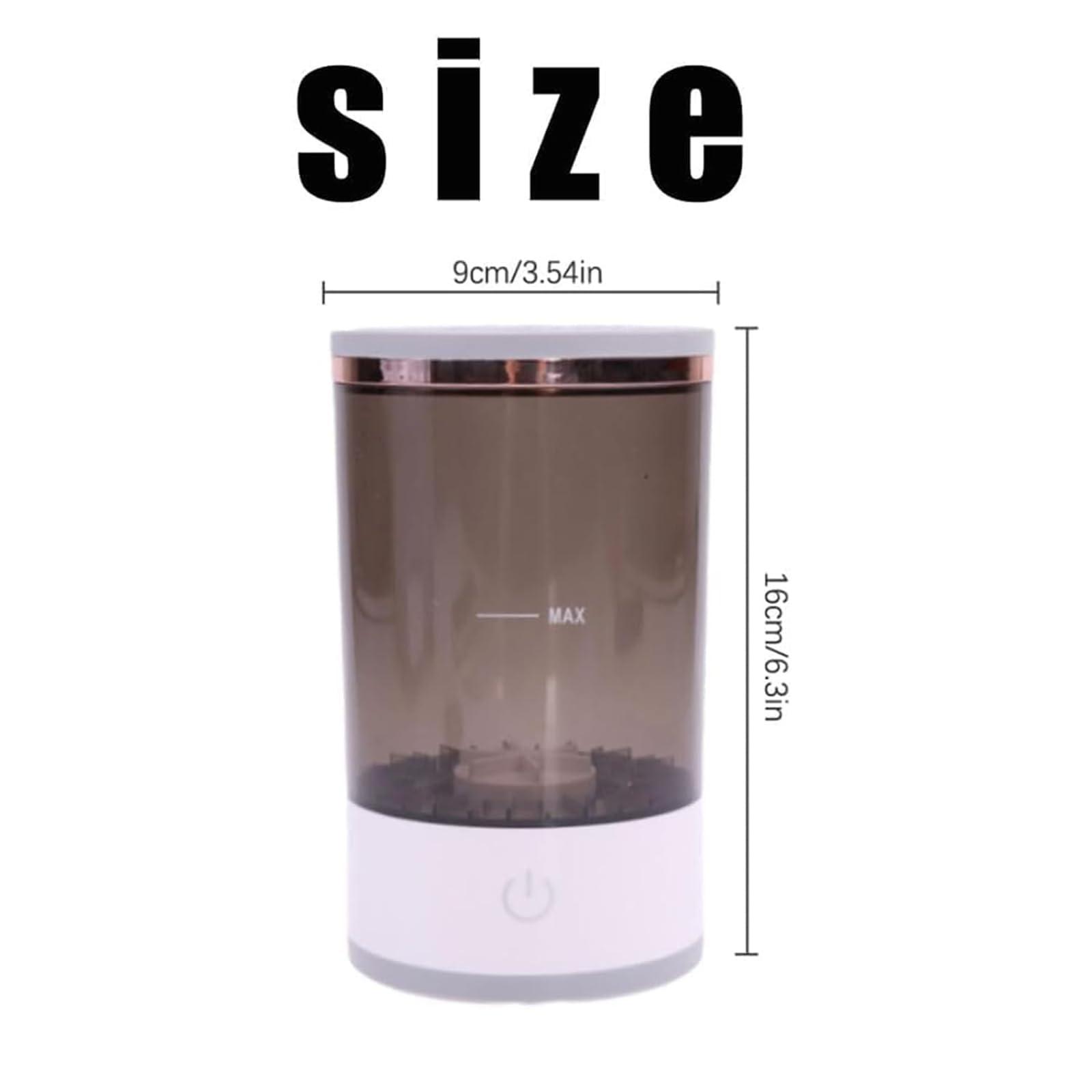 EZGHAR Rinse Lilly Makeup Brush Cleaner, Brushly Pro Cosmetic Brush Cleaner, Illumi Brush Blender, Brushy Makeup Brush Cleaner, Portable Automatic Spinning Makeup Brush Cleaner Makeup Brush (2PCS)