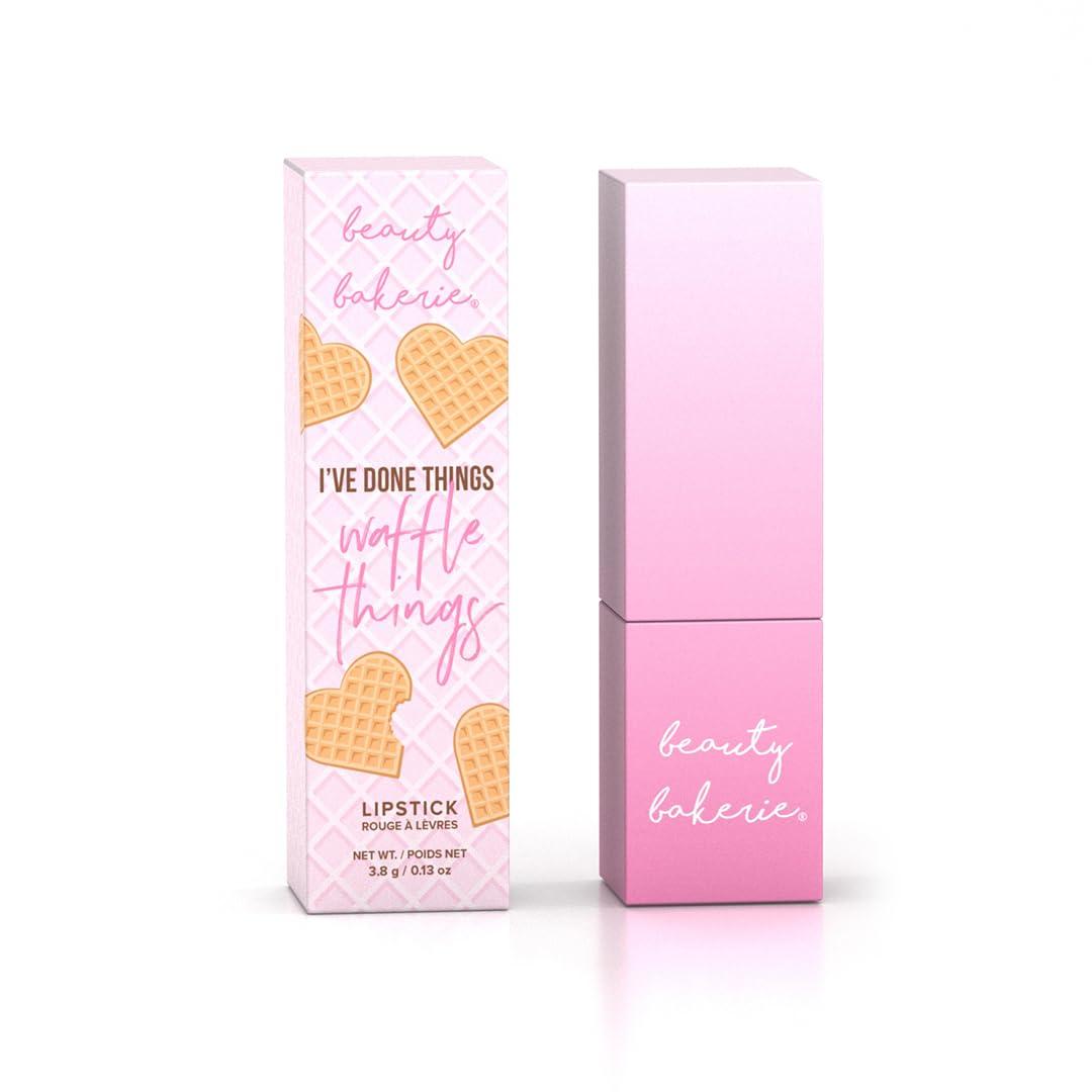 Beauty Bakerie Beauty Bakerie Makeup Matte Lipstick, Long Lasting 24hr Wear Lip Stick for Women, Smooth Matte Finish, Highly Pigmented, Moisturizing, Smudge-Proof Matt Lipsticks, 3.5g, Carrot Cake Waffles