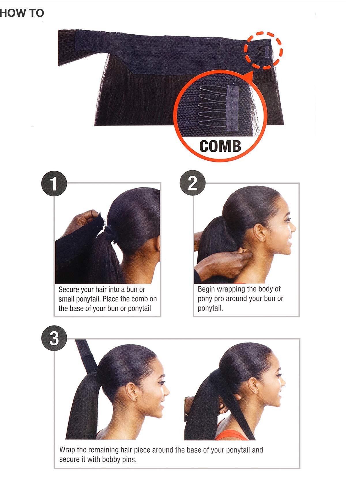 Organique Mastermix Milky Way Organique Pony Pro Easy Wrap Around Ponytail Body Wave 32\" (Pack of 2, 1)