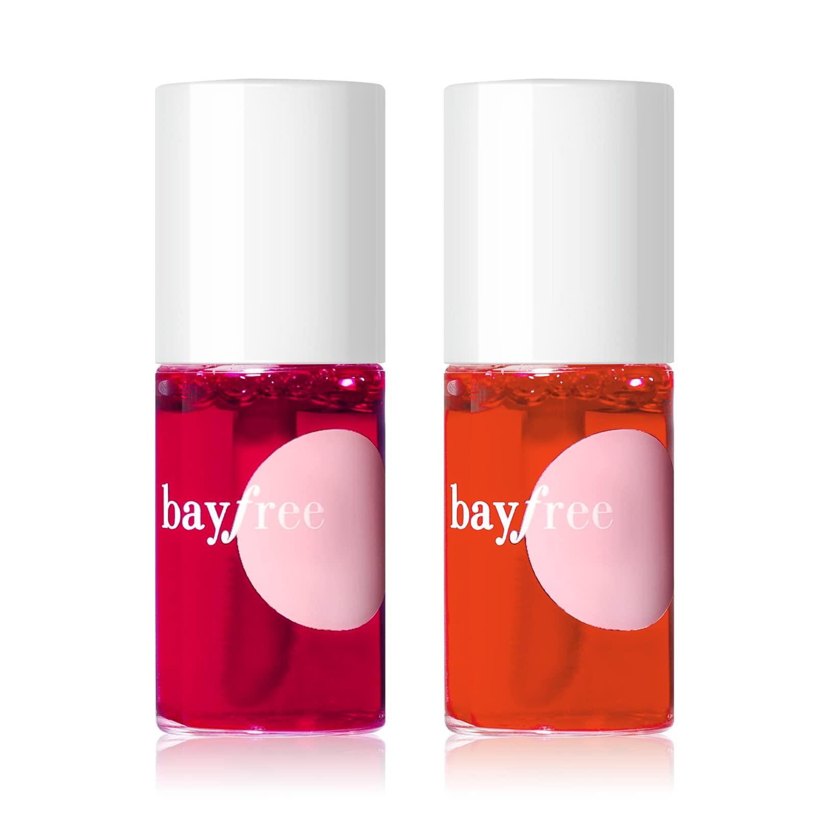bayfree bayfree Lip Tint Stain Set Long Lasting Waterproof, Lightweight, Non-sticky, Transfer-Proof & Hydrating Tinted Lip Balm, Natural Gloss Finish, Lightweight