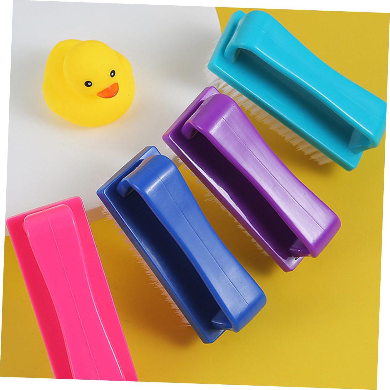 NOLITOY NOLITOY 4pcs Nail Brush Dust Brush Nail Dust Cleaning Lotion Nail Art Brushes Nail Cleaning Brushes Nail Prep and Wipe Mini Nails Nail Brushes for Nail Art Portable Nail Scrubber Kit Pp