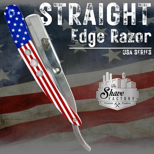 the shave factory The Shave Factory Straight Edge Razor Kit (USA / 100 Derby Premium Single Edge Razor Blades)