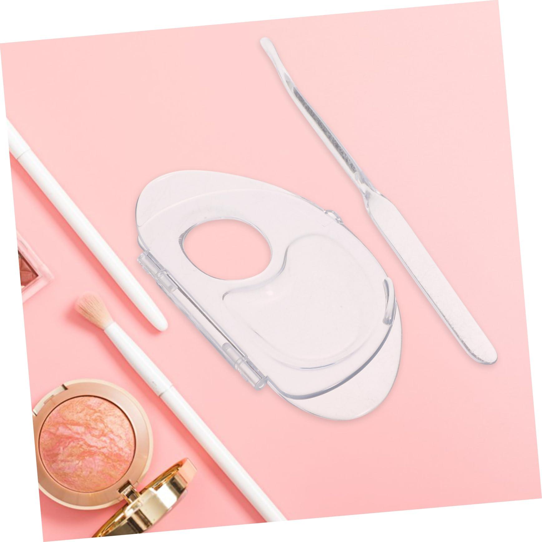 Healeved Healeved 1 Set Palette Foundation Blending Tray Makeup Plate Makeup Mixing Tray for Foundation Blending Plate Foundation Palette Foundation Plate Makeup Mixing Palette Makeup Tool, 12.00X6.00X1.00CM