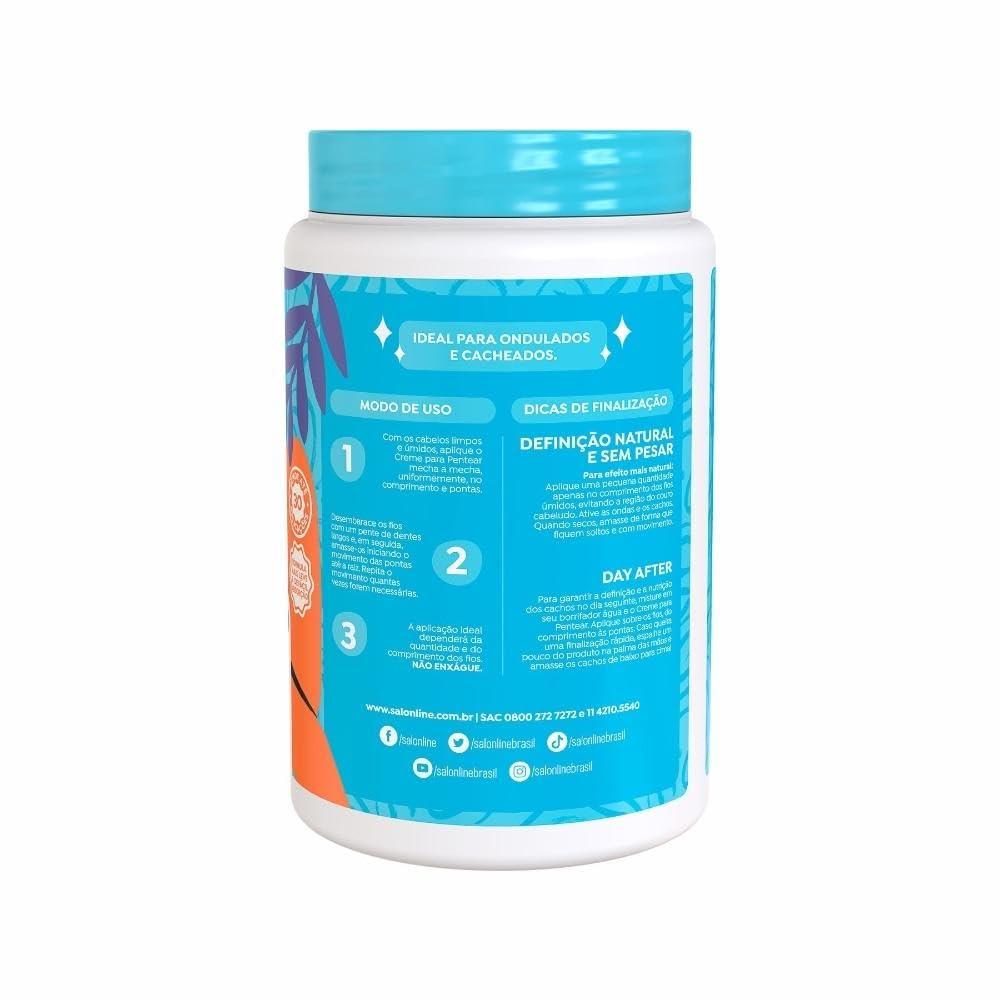 Salon Line Salon Line - Linha Creme para Pentear - Definicao Natural 1000 Gr - (Combing Cream - Natural Definition Net 35.27 Oz)