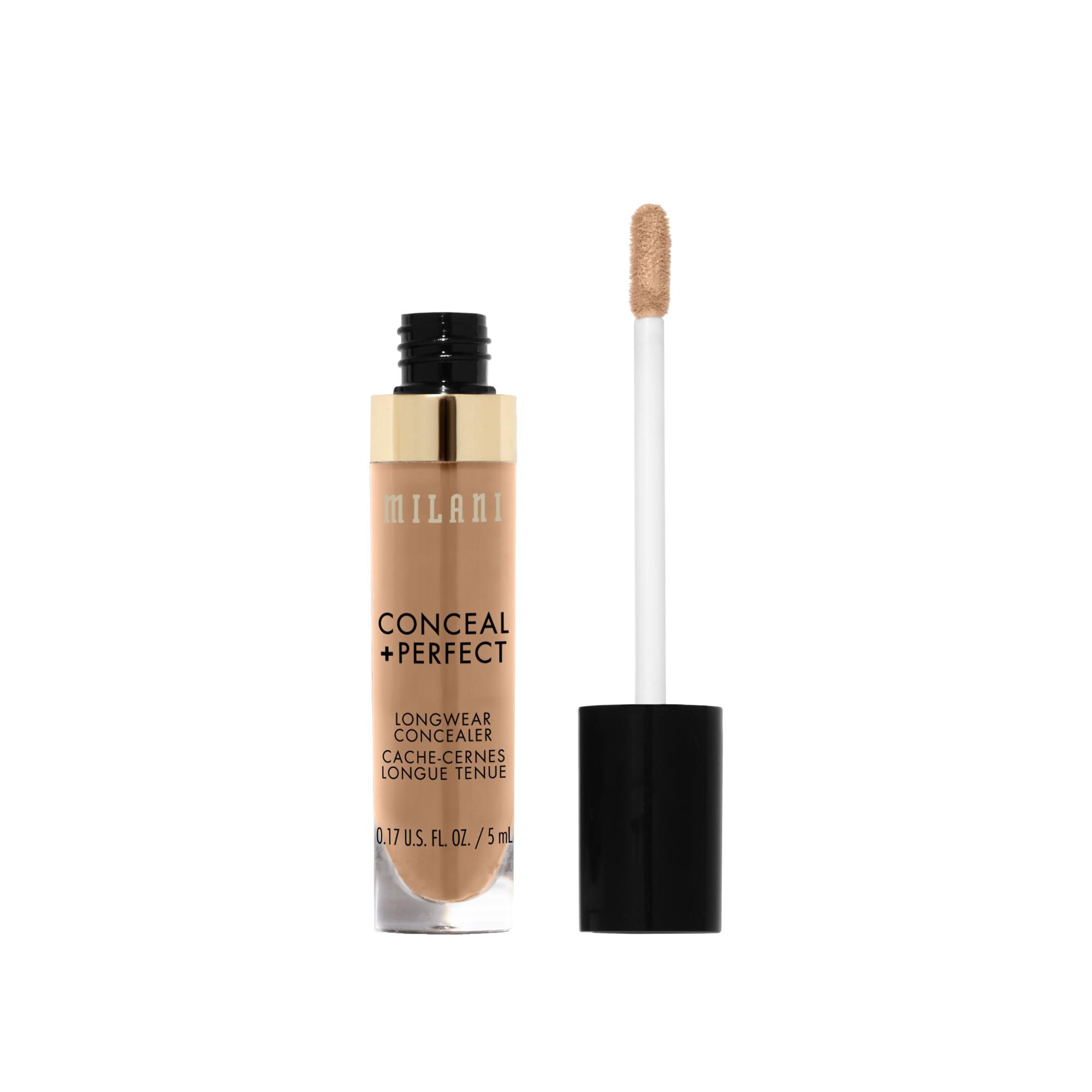 Milani Milani Conceal + Perfect Longwear Concealer - Pure Beige (0.17 Fl. Oz.) Vegan, Cruelty-Free Liquid Concealer - Cover Dark Circles, Blemishes & Skin Imperfections for Long-Lasting Wear