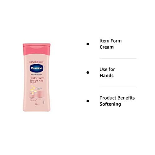 Vaseline Vaseline Intensive Care Healthy Hands + Stronger Nails Hand Cream 200Ml - Pack of 2