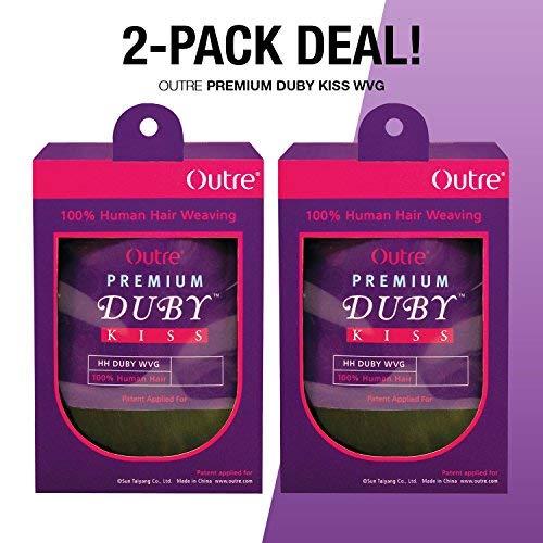 Outre 2- PACK DEALS! OUTRE Human Hair Weave Premium Duby Kiss (C1B/33)