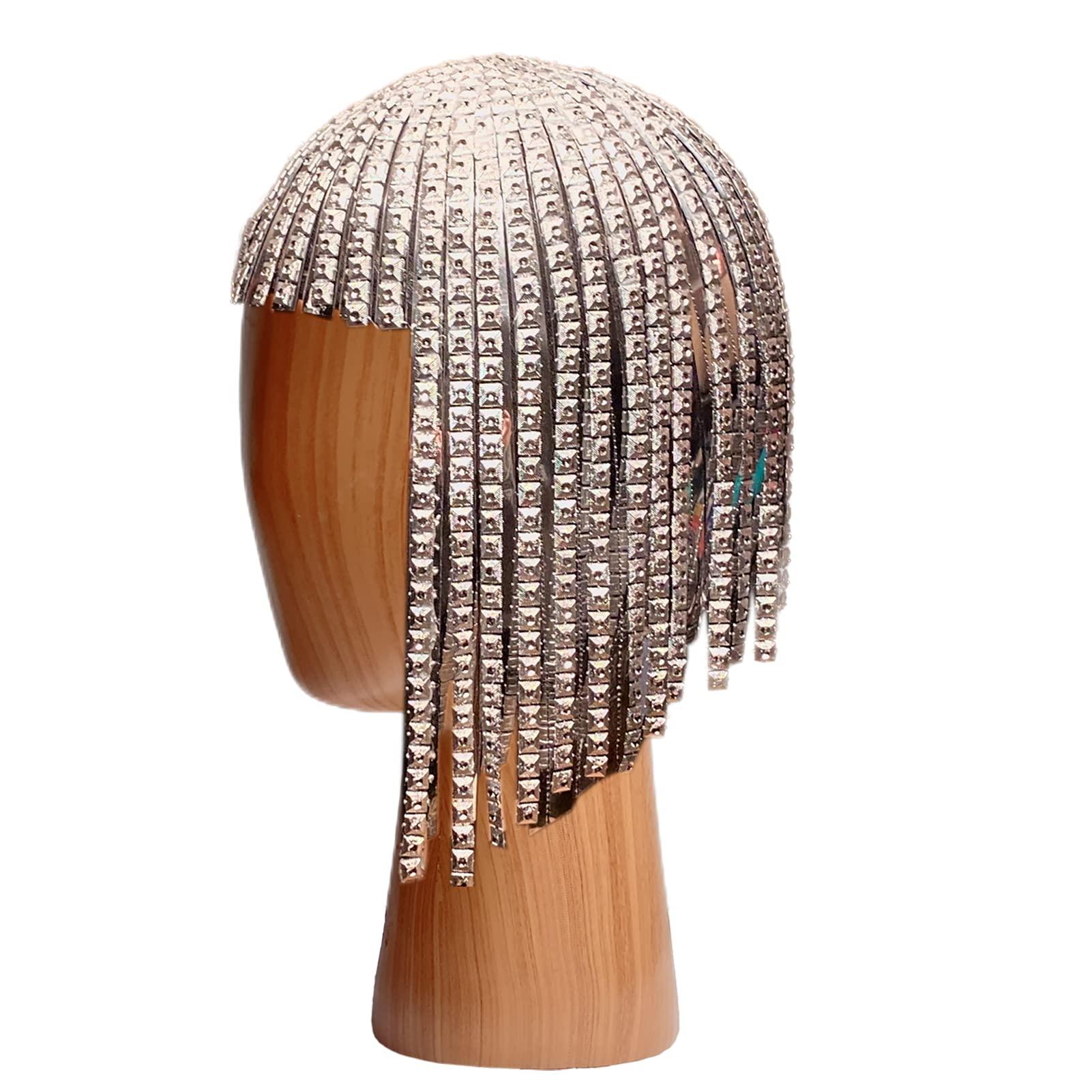 CHADWICK CHADWICK Mannequin Head Block, Hat and Wig Display Stand, Imitation Wooden Wig Head Stand, Abstract Dome Model Head, Manikin Head Hat Holder for Shop, Hair Salon, Home Decor, Durable GFRP Material