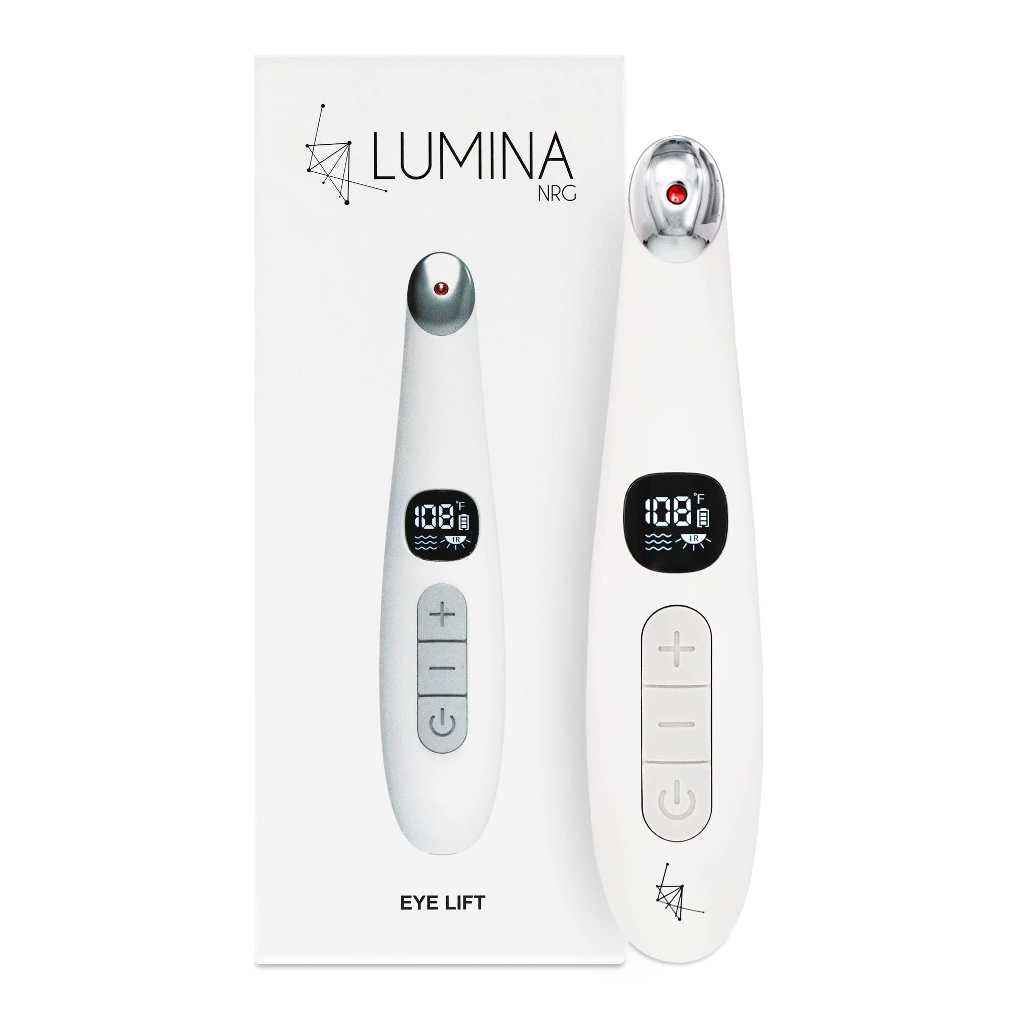 Lumina NRG 3-in-1 Eye Massage Wand - Reduce Fine Lines, Dark Circles & Inflammation - Improve Skin Elasticity & Blood Flow | Lumina NRG