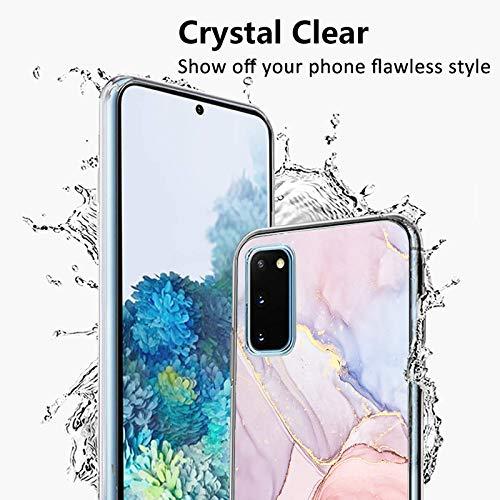 ZDO for Samsung Galaxy S20 FE 5G Case 6.5” Galaxy S20 FE Case wallet Marble Clear Pattern Transparent Transparent Soft Silicone Cover Ultra-Thin Protective TPU Cover for Samsung S20 FE Case-13