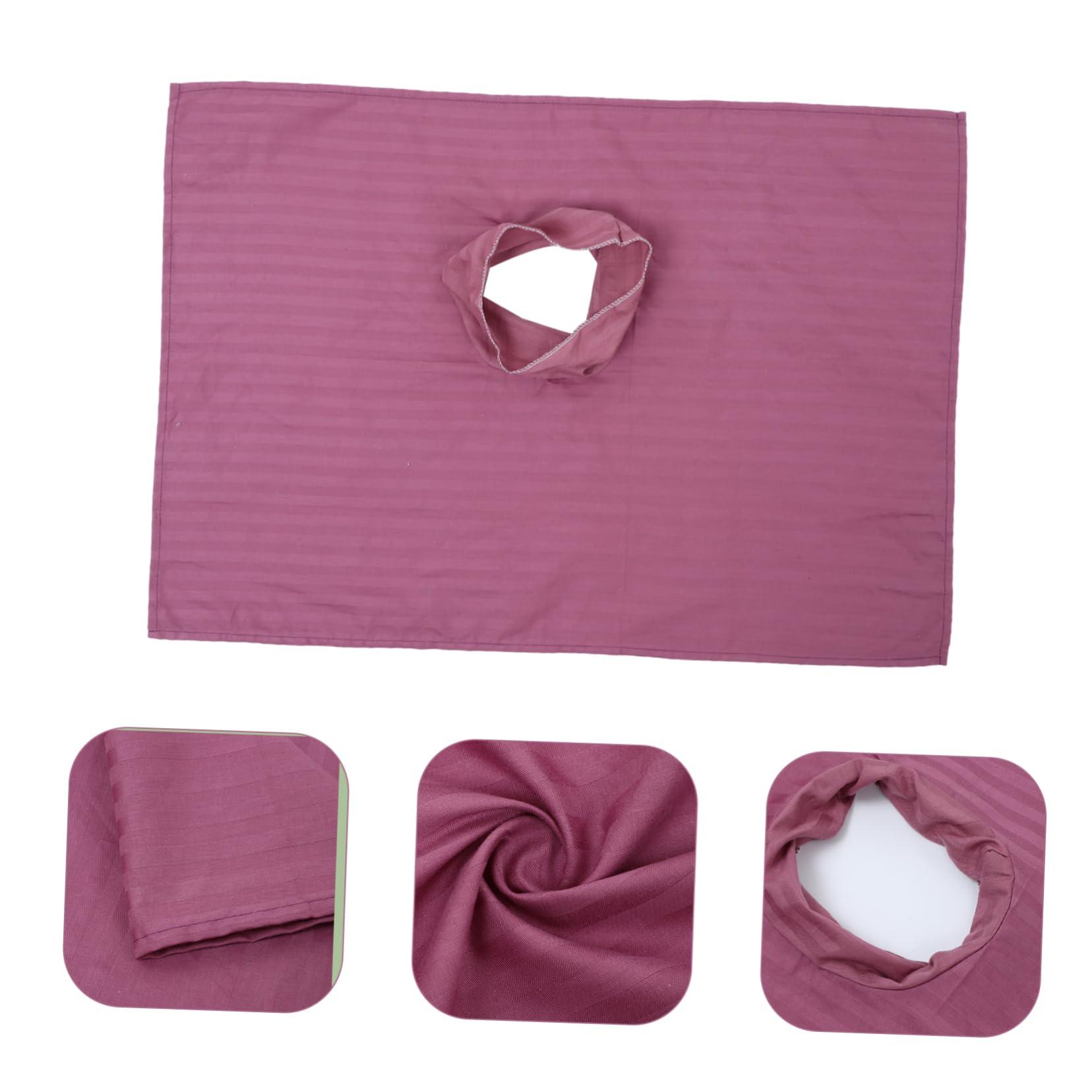 ABOOFAN ABOOFAN 2pcs Massage Table Towel Soft Prone Pillow Massage Headrest Massage Spa Bed Massage Cradle Massage Pillow Basic Massage Cushion Salon Pad Linen Satin Cloth