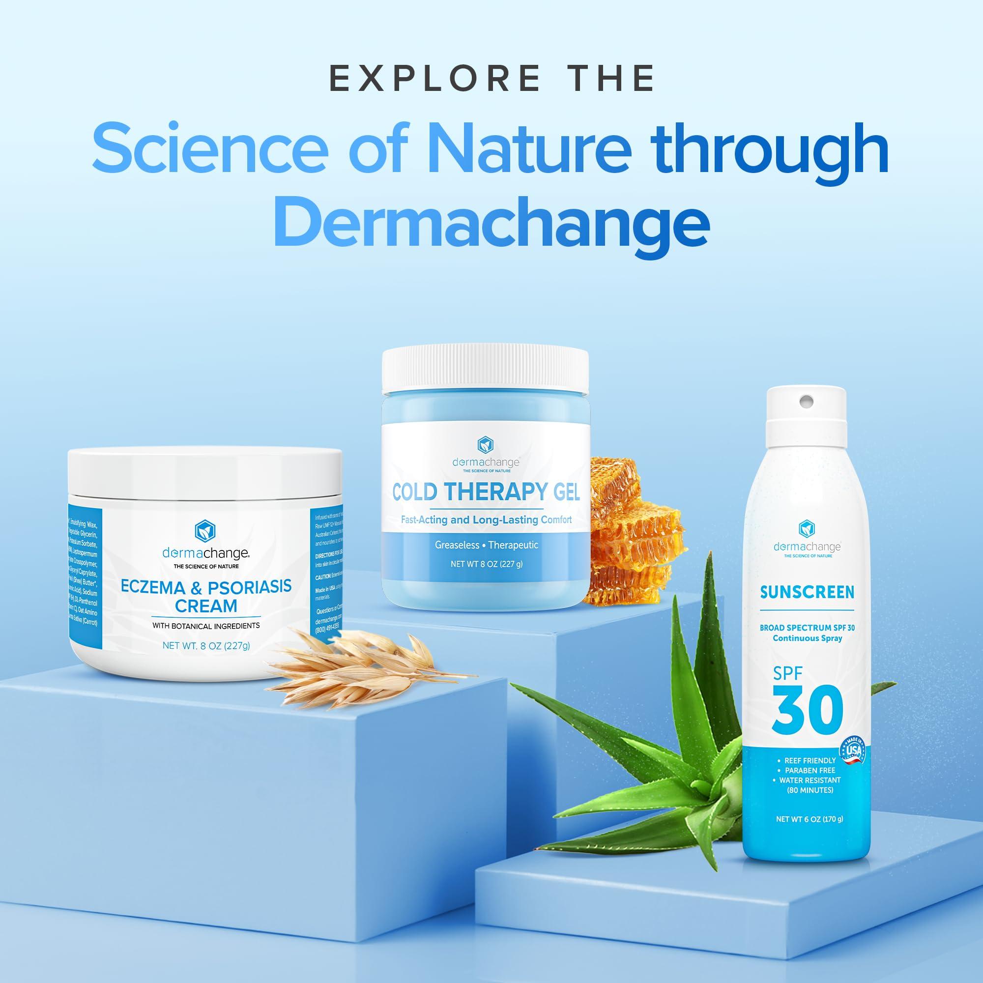 DermaChange DermaChange Biotin Shampoo and Conditioner Set - Hair Growth Shampoo and Conditioner for Men & Women - Shampoo Conditioner for Dry, Damage & thinning hair with Tea Tree, Manuka Honey & Rosemary 16oz