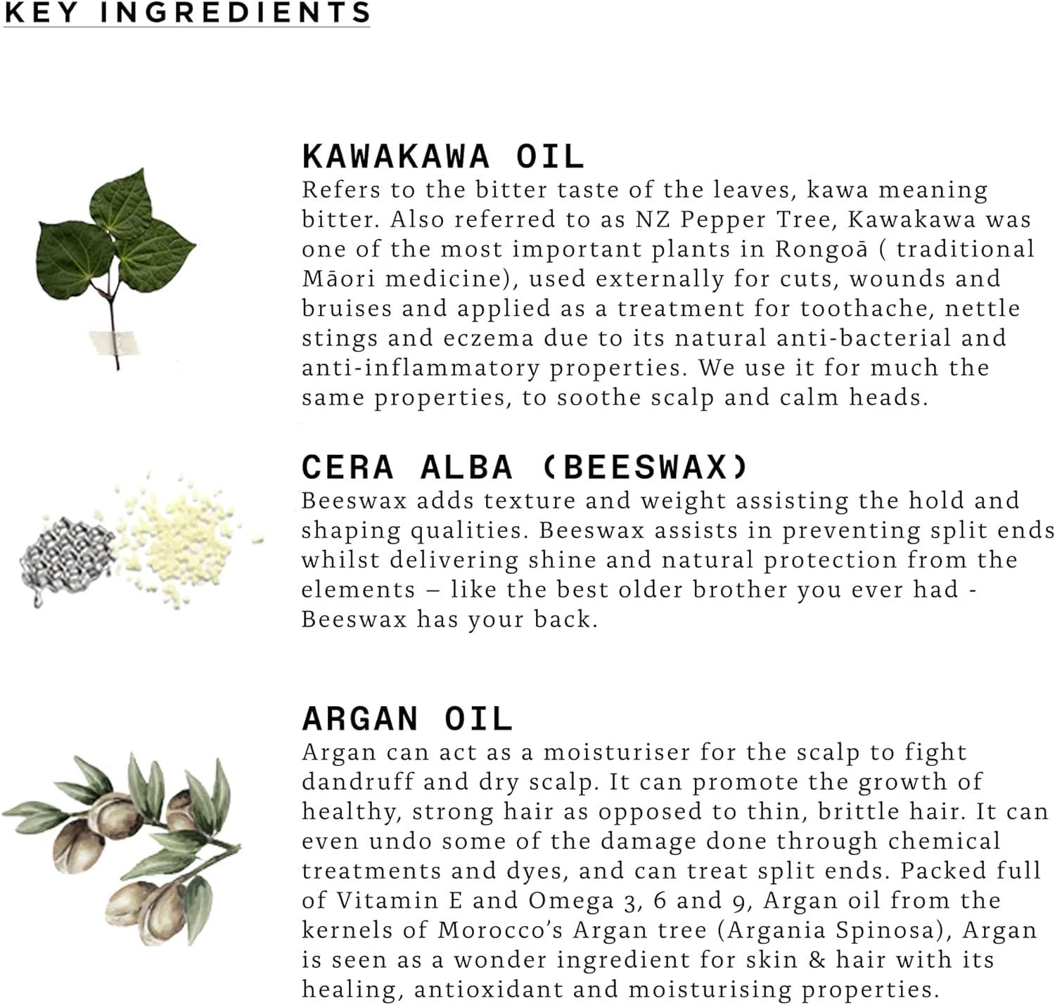 TRIUMPH & DISASTER TRIUMPH & DISASTER | Fibre Royale Hair Styling Wax | Strong Hold Pomade for Thick Hair - Natural Finish for Men & Women, 65g