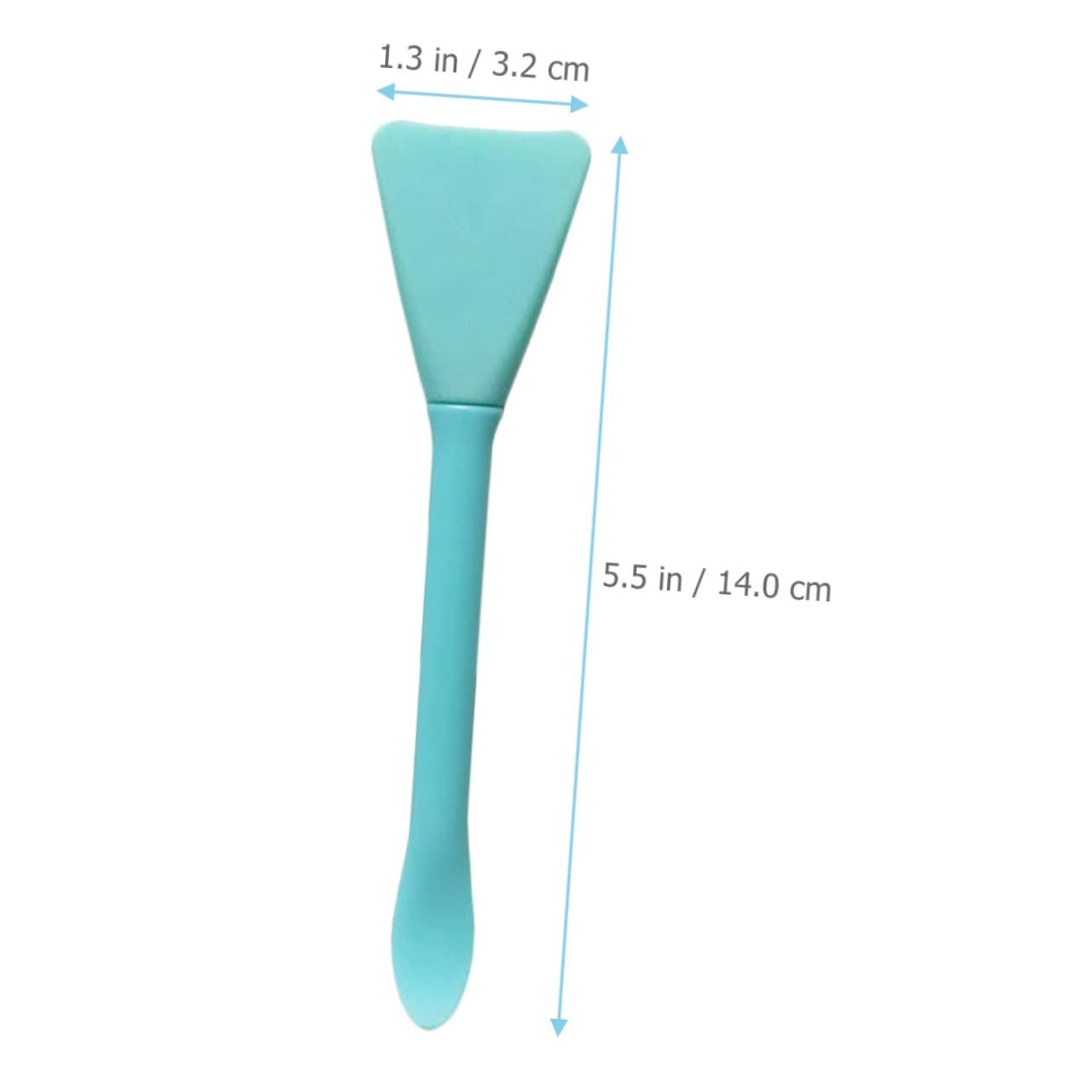 IWOWHERO IWOWHERO Facial Mask Brush Set of 10 Silicone Mud Mask Professional and Decorative Pink Blue