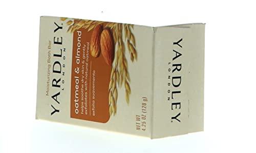 Yardley Yardley London Oatmeal and Almond Naturally Moisturizing Bath Bar, 4.0 oz. (Pack of 10)