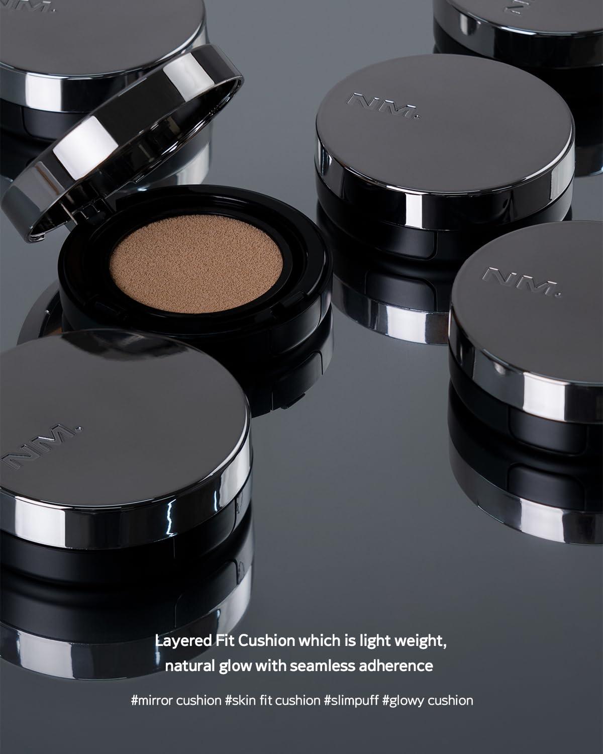 NAMING NAMING Layered Fit Cushion SPF 50+ PA+++ | Natural Glow, Long-lasting, Skin Fit Cushion, 12g (17Y)