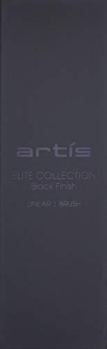 Artis Artis Elite Black Linear 1 Makeup Brush | perfect precise liner|similate brow lines | upper lash line or lower lashes | Ideal for crisp lines | special effects makeup