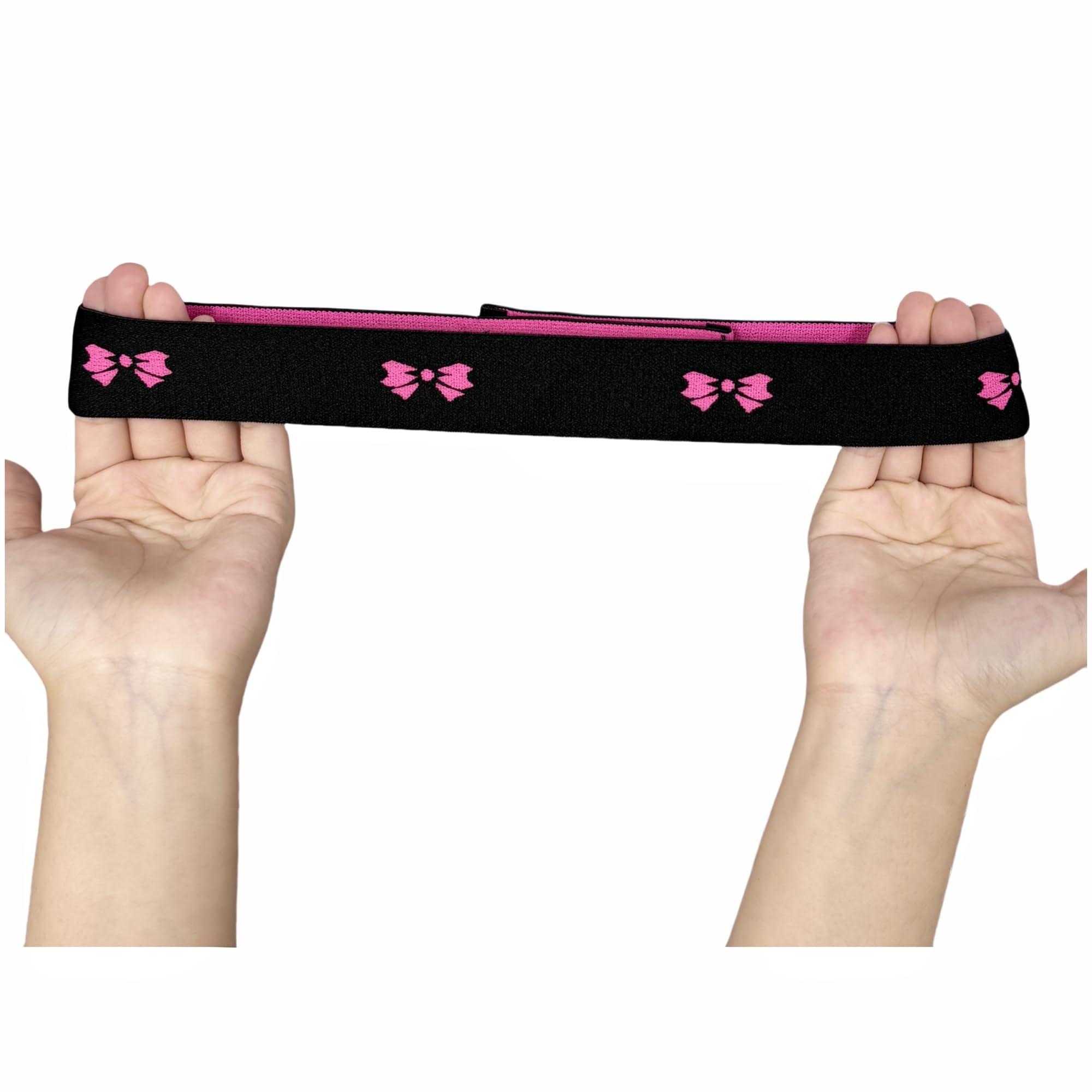 Muundim Muundim Elastic Edge Band for Women Christmas Headbands Thin Lace Front Wigs - Wig Melting Bands 2pcs