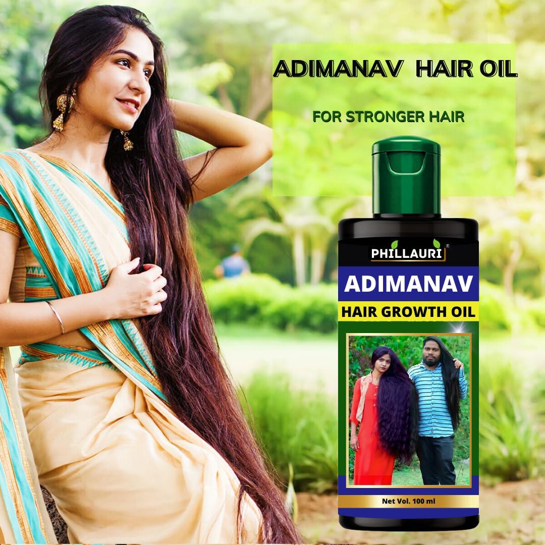 Phillauri Phillauri Adivasi Hair Oil | hair oil for dandruff control | hair oil for hair growth | for hair fall Control | with Rosemary Oil, Castor Oil, Argan Oil, Raw Batana Oil (Pack Of 5)