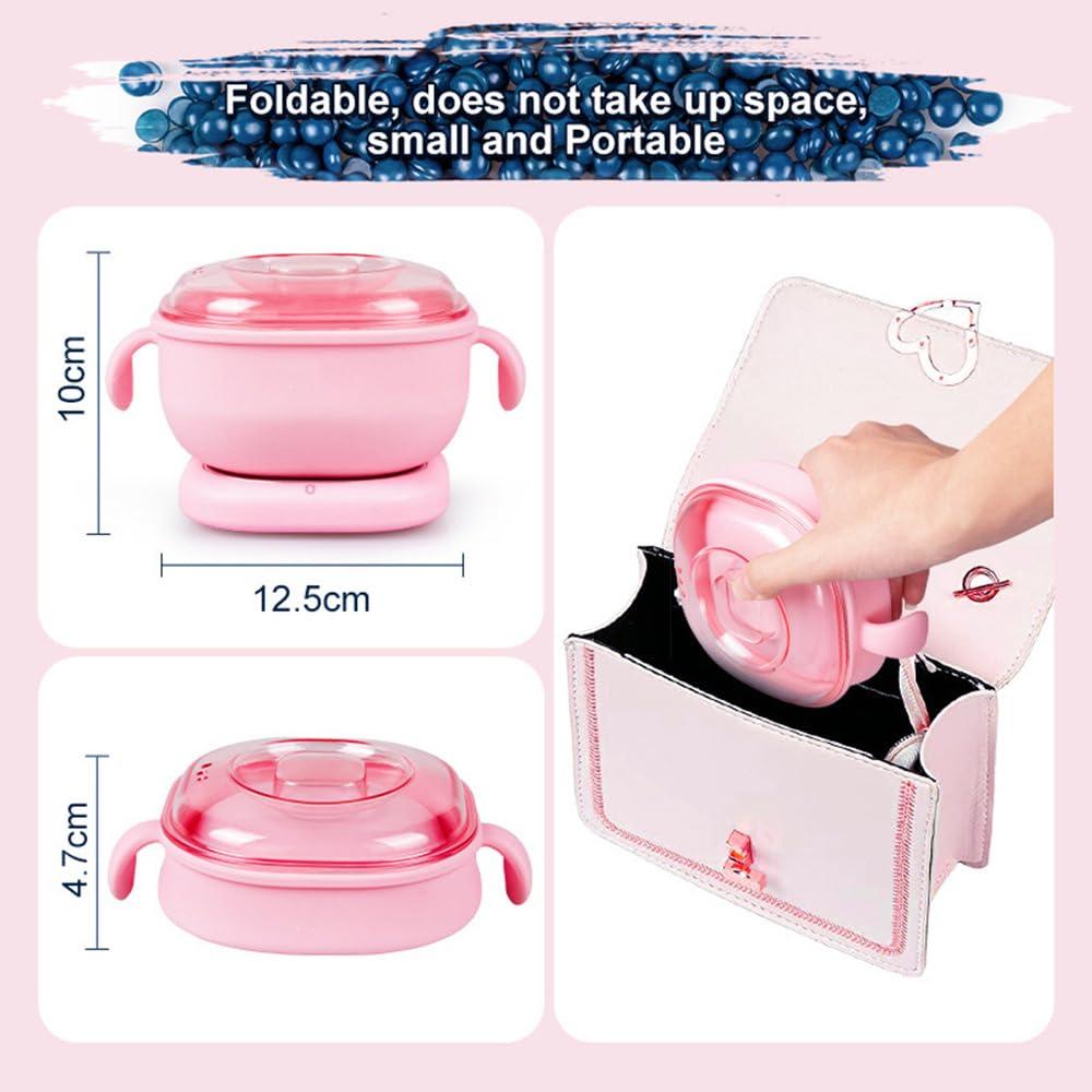 HURRISE HURRISE Electric Hot Wax Warmer Machine for Hair Removal, 400ml Removal Wax Heater, 100W Silicone Pot Liner, High Power Performance, Large Capacity, Versatile Usage, Easy to Clean