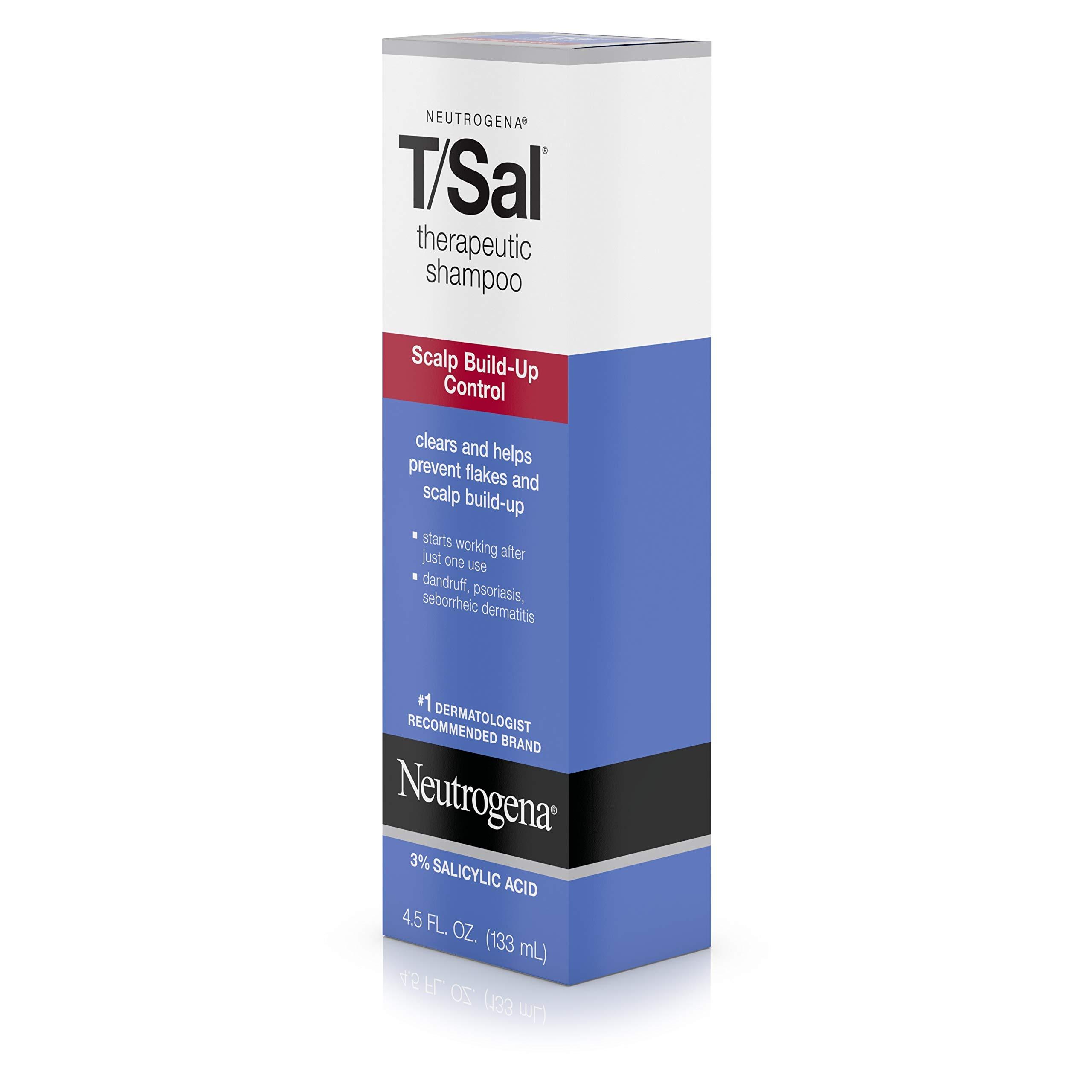 Neutrogena Neutrogena T/Sal Therapeutic Shampoo, Scalp Build-Up Control 4.5 oz, 130 fl oz