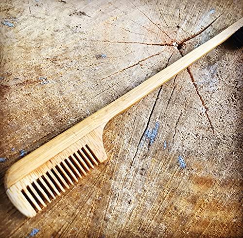 Green Beard Grmng Sapling Mustache Brush & Comb (2-pack) from Green Beard Grmng - Boar Bristle & Bamboo