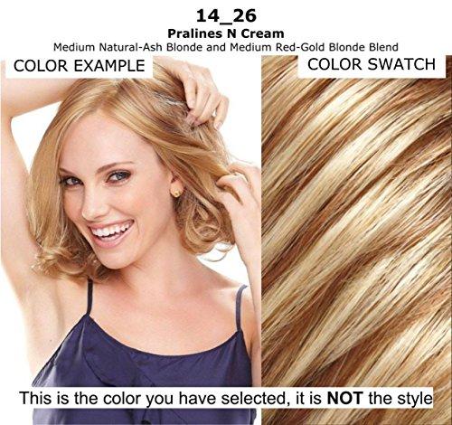 Jon Renau Carrie Petite Lace Front & Monofilament Human Hair Wig by Jon Renau in 14/26, Length: Medium